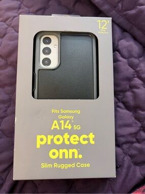 On Running Slim Rugged Case for Samsung Galaxy A14 5G - Black